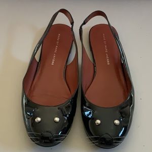 Marc Jacobs Black Mouse Face Flats size 39